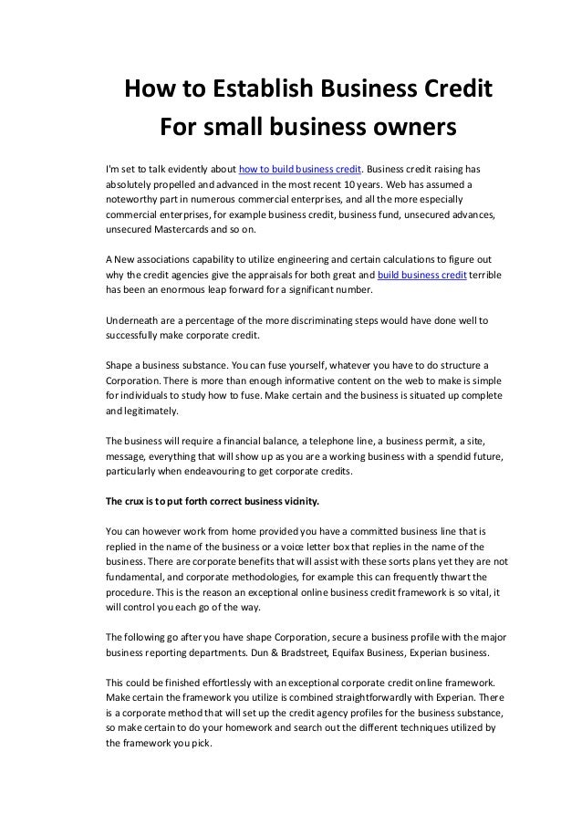 business credit reporting agencies free business credit report